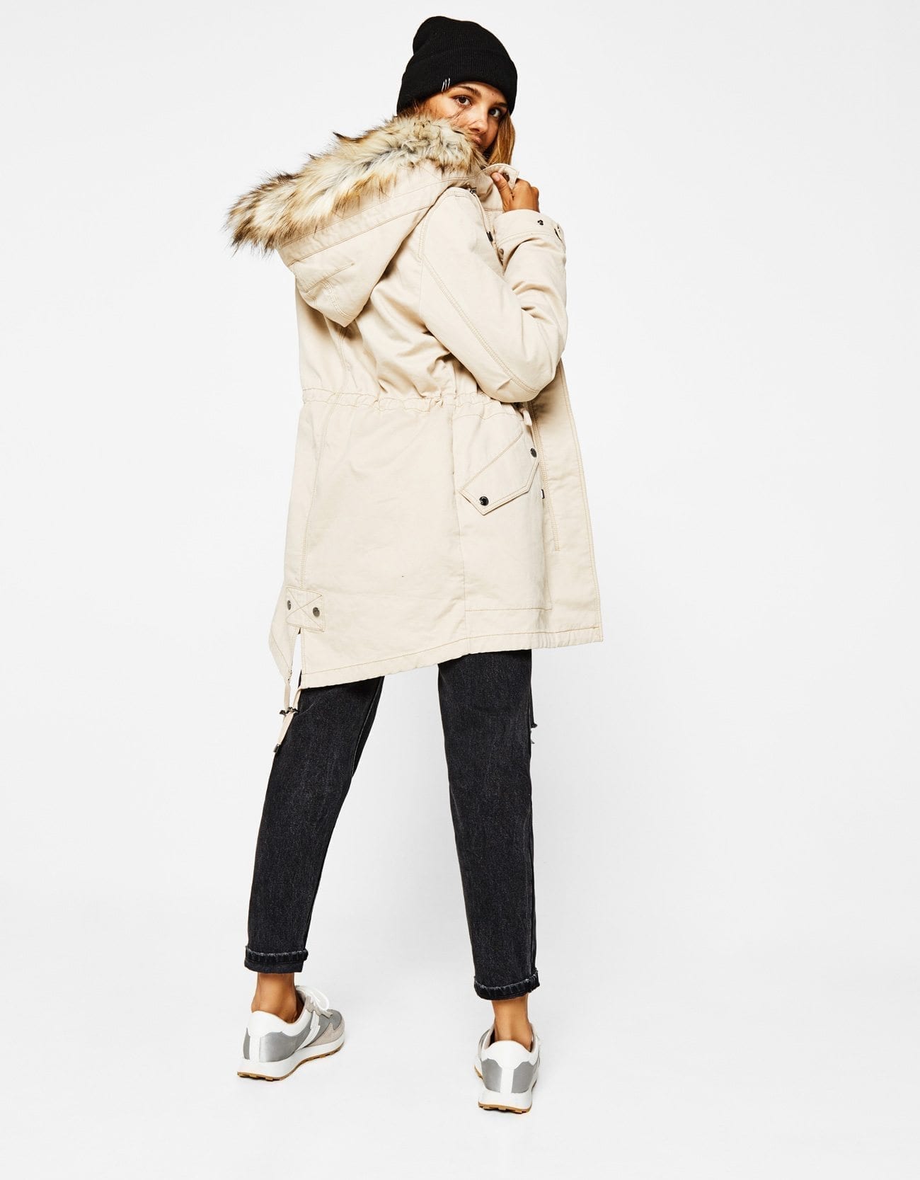 Removable Faux Fur Lining