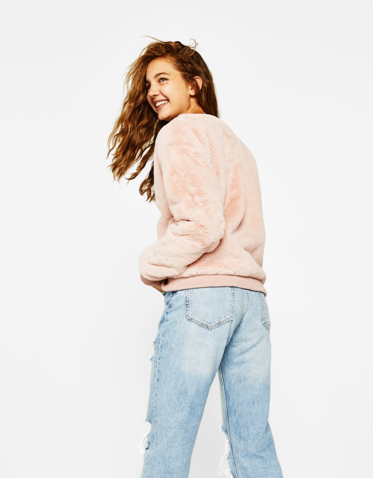 Faux Fur Sweater