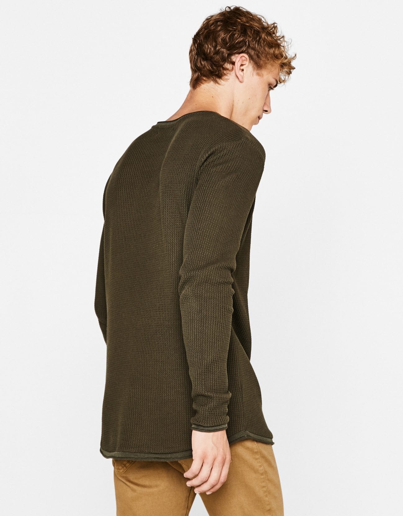 Waffle Knit Sweater