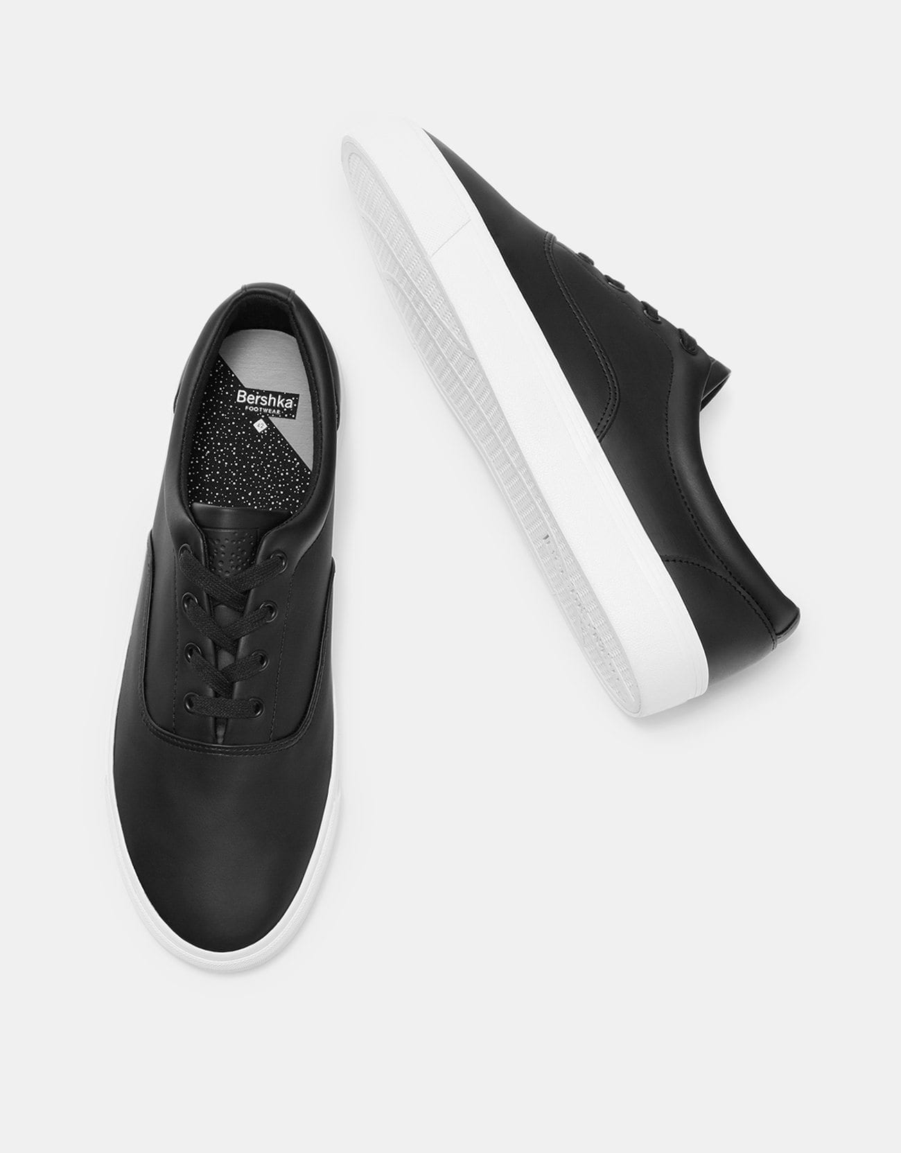 Faux Patent Sneakers