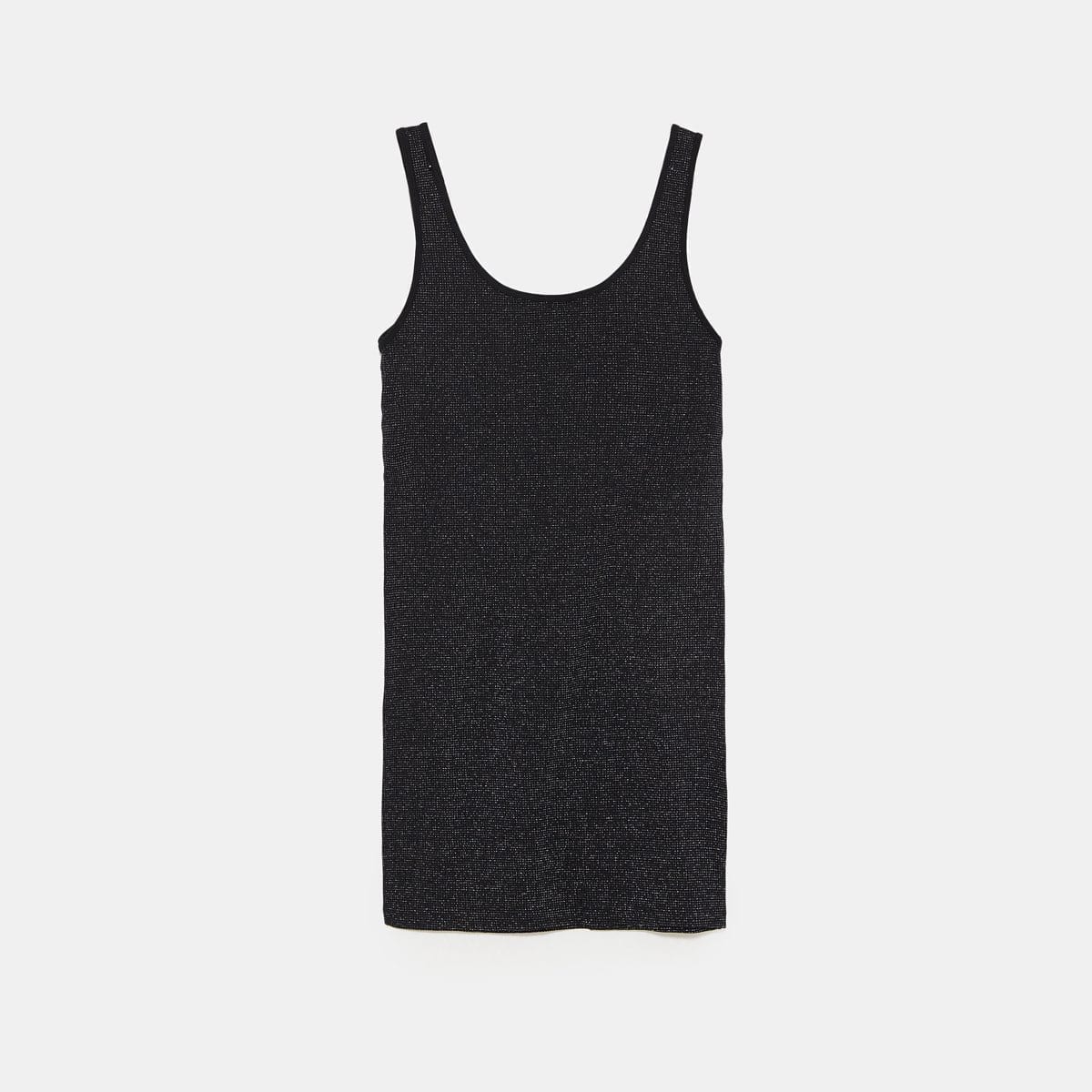 Dress With Metalic Thread